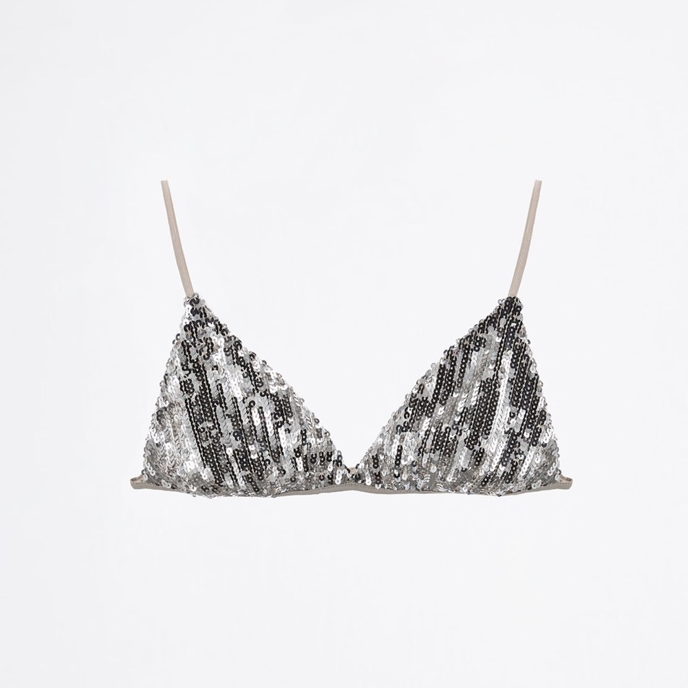 Zara SEQUIN BRA